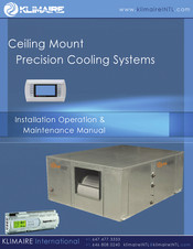 Klimaire Ecosaire CM Series Installation, Operation & Maintenance Manual