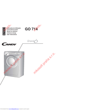 Candy GO 714 User Instructions