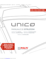 Unico MCV80 TOTAL CLEAN & TURBO Instruction Manual