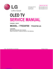LG 77EG9700 Service Manual