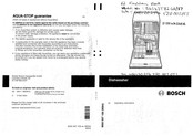 Bosch SGS43T82 Operating Instructions Manual