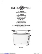 Ideen Welt KT-212E Instruction Manual
