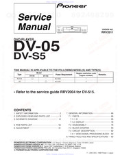 Pioneer DV-S5 Service Manual