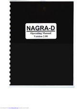 Nagra Nagra-D Operating Manual