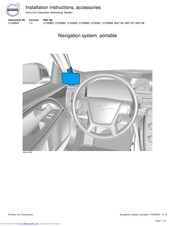 Volvo Navigation System Installation Instructions Manual