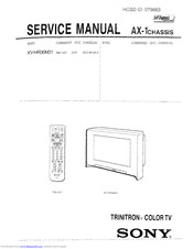 Sony KV-HR36M31 Service Manual