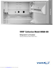 VWR International 89508-420 User Manual