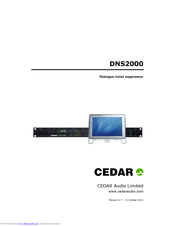 Cedar dns2000 Manual