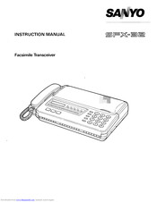 Sanyo SFX-32 Instruction Manual