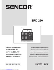 Sencor SRD 220 Instruction Manual