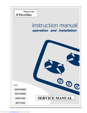 Electrolux EGG7222SX Service Manual