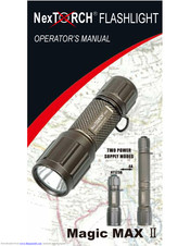 Nextorch Magic MAX II Operator's Manual
