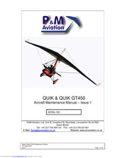 P&M Aviation QUIK GT450 Maintenance Manual