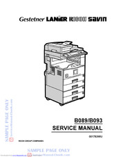 Ricoh B089 Service Manual