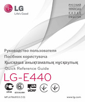 LG LG-E440 Quick Reference Manual