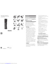 Philips BT1005 User Manual