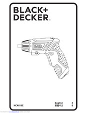Black & Decker KC4815Z Instructions Manual