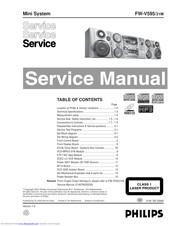Philips FWV595 Service Manual