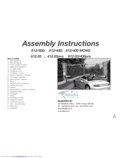 Allducks 812/400 MONO Assembly Instructions Manual