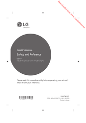 LG MFL69309712 Owner's Manual