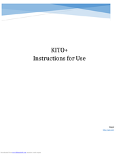 Azoi KITO+ Instructions For Use Manual