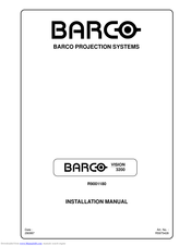 Barco Vision 3200 Installation Manual