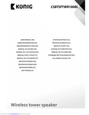 Konig CSBTSPTWR100BL User Manual