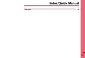 Docomo F-04A Quick Manual