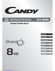 Candy GCV 580NC Instruction Book