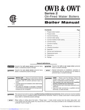 Williamson OWB Series 2 User Manual