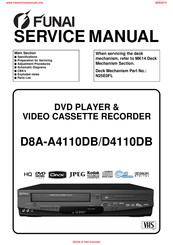 FUNAI D4110DB Service Manual