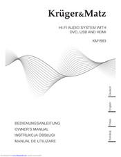 Kruger&Matz KM1583 Owner's Manual