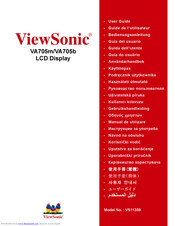 ViewSonic VA705M User Manual