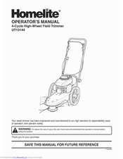 Homelite UT13144 Operator's Manual