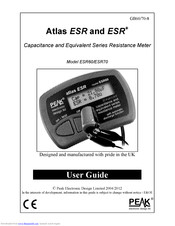Peak Atlas ESR70 User Manual