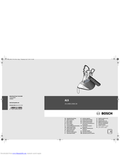 Bosch ALS 30 Original Instructions Manual