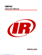 Ingersoll-Rand CENTAC Instruction Manual