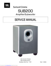 Jbl SUB200 Service Manual