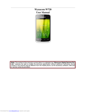 Wynncom W720 User Manual