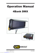 KINO FLO tegra 4bank dmx Operation Manual