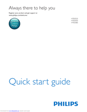 Philips HTB355 Quick Start Manual