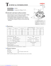 Maktec MT582 Technical Information