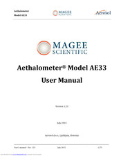 MAGEE Scientific Aethalometer AE33 User Manual