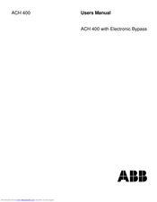ABB ACH400 Series User Manual
