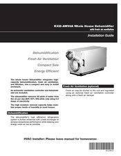 Rheem RXID-AW90A Installation Manual