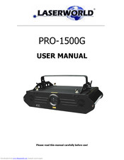 Laserworld PRO-1500G User Manual