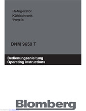 Blomberg DNM 9650 T Operating Instructions Manual