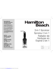 Hamilton Beach 59998 User Manual