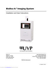 UVP biodoc-it 2 Installation And User Instructions Manual