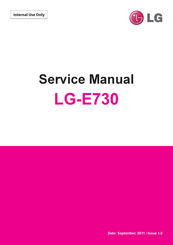 LG LG-E730 Service Manual